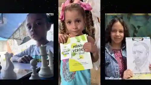 Niños en diferentes actividades 